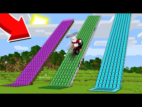 Видео: МАЙНКРАФТ НО Я ПРОВЕРИЛ ДОРОГОЙ СРЕДНИЙ И ДЕШЕВЫЙ ТРАМПЛИН Топовский Minecraft