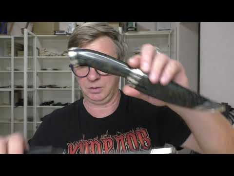Видео: Ножи‑близнецы: роскошная фактура и идеальное лезвие. Ножевая мастерская СЛОН и Ко