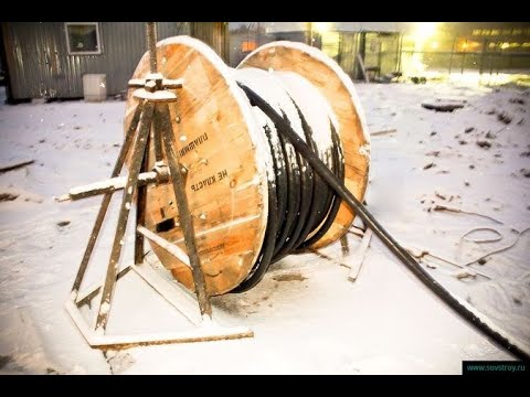 Видео: Прокладка кабельной линии 10 кв