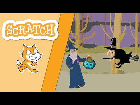 Видео: Гра в Scratch | Чаклун і Відьма: Магічна дуель