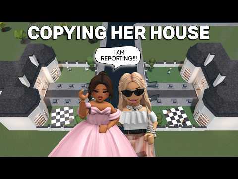 Видео: КОПИРУЮ ДОМ БОГАТОЙ ДЕВУШКИ В БЛОКСБУРГЕ *она на меня пожаловалась*