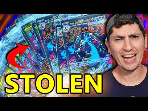 Видео: Рекламные материалы Mega Charizard X ex UPC воруют снова и снова за несколько недель до релиза