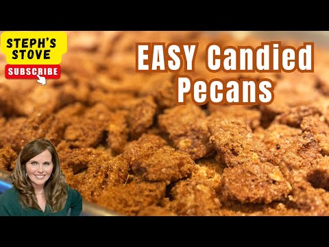 Видео: Засахаренные орехи пекан в скорлупе | Сладкая хрустящая праздничная закуска — Steph’s Stove