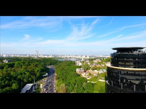 Видео: Kyiv aerial video 2017. Аэросъемка Киева с дрона.