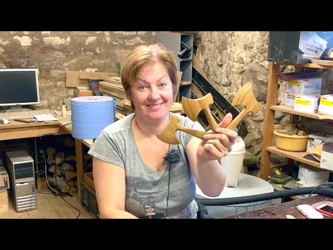 Видео: Теперь топорики  для масла из дуба в Японию