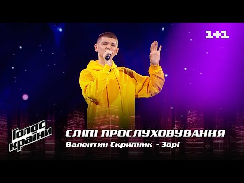 Видео: Валентин Скрипник — "Зорі" — выбор вслепую — Голос страны 12