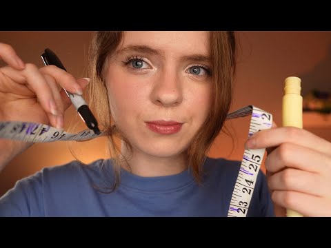 Видео: ASMR Непрофессиональные измерения вашего лица