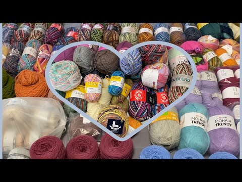 Видео: Все мои запасы пряжи 🧶🧶🧶