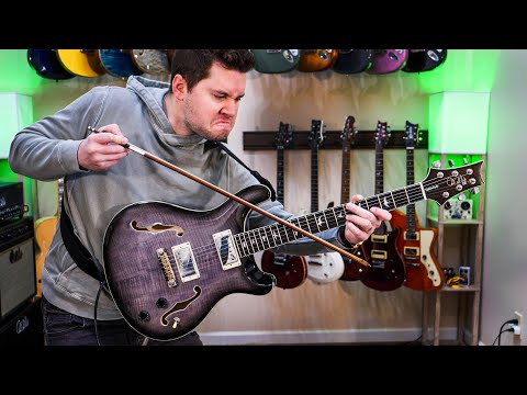 Видео: Использование скрипичного смычка на гитаре звучит невероятно