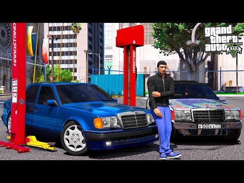Видео: РЕАЛЬНАЯ ЖИЗНЬ В GTA 5 - ВОССТАНОВИЛ РАЗБИТЫЙ MERCEDES E500 W124 В ИДЕАЛ! САМАЯ КРАСИВАЯ ЕШКА 🌊ВОТЕР