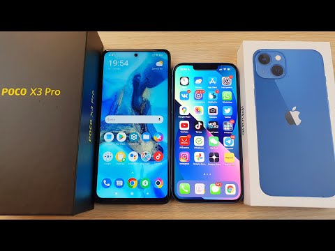 Видео: POCO X3 PRO VS IPHONE 13 - РАЗНИЦА В ЦЕНЕ В 4 РАЗА! ПОЛНОЕ СРАВНЕНИЕ!