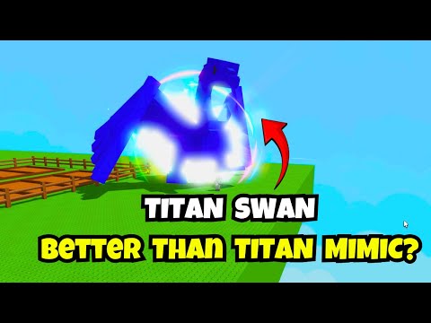 Видео: TITAN RAINBOW SWAN лучше, чем TITAN MIMIC в игре Grow A Garden 🦢🔥