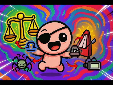 Видео: Най-шантавият и забавен run в The Binding of Isaac Repentance+