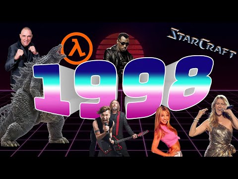 Видео: 1998/ Блейд, Такси, Годзилла, Scooter, Бритни Спирс, Half-Life, StarCraft