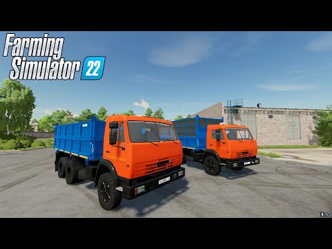 Видео: ОБЗОР НА КАМАЗ 55102 ДЛЯ FARMING SIMULATOR 22