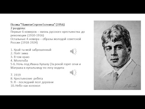 Видео: Георгий Свиридов. Классик или новатор? Обзорная лекция и Поэма памяти Сергея Есенина.