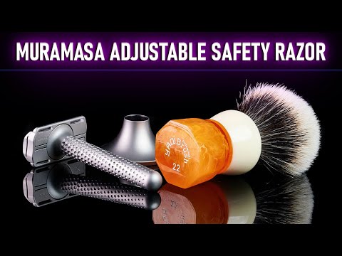 Видео: MURAMASA ADJUSTABLE SAFETY RAZOR . Помазок и мыло от Yaqi? Интрига | Бритьё с HomeLike Shaving