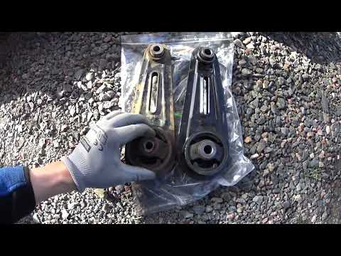 Видео: Nissan Qashqai J10 - замена задней нижней подушки двигателя