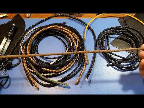 Видео: Як сплести шкіряний шнур. How to Make a Four Strand Round Braid.