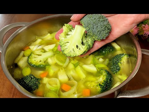 Видео: 🔥Очень вкусно, готовлю каждый день! Здоровый суп из брокколи