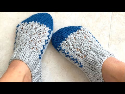 Видео: Красивый ажурный узор для всего! (#knittingtutorialforbeginners #knittingsocks #вязаныеноски)