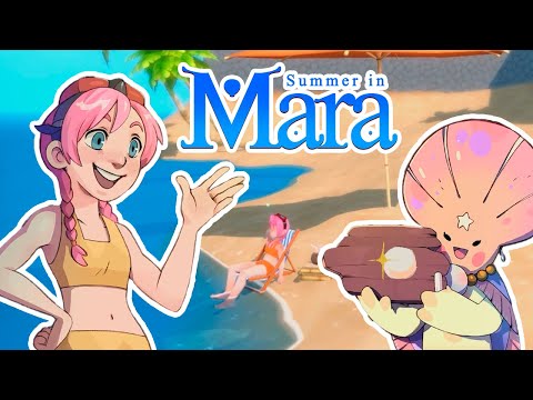 Видео: Summer in Mara | Знакомство с Мун | Прохождение №12