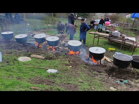 Видео: Табасаранская свадьба! Часть 1.Шурпа на 370 гостей. Три казана шурпы одновременно на костре