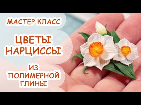 Видео: НАРЦИССЫ ✿ ФЛЕШМОБ ✿ ПОЛИМЕРНАЯ ГЛИНА ✿ МАСТЕР КЛАСС ANNAORIONA