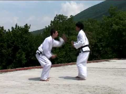 Видео: Ильбо масоги. Спарринг на 1 шаг.ИТФ