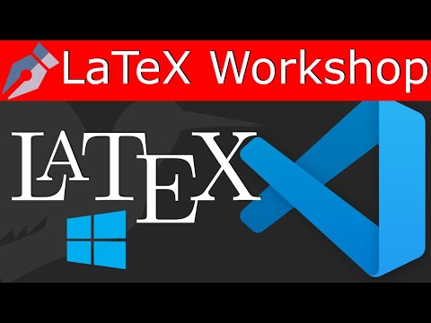Видео: Установить LaTeX Workshop и скомпилировать PDF в VSCode LaTeX (Windows)