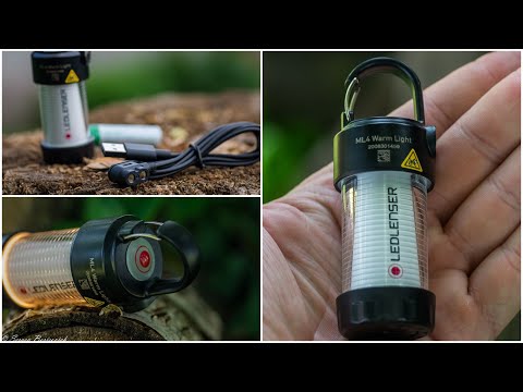 Видео: Обзор Led Lenser ML4. Кемпинговый фонарь на АА с магниной зарядкой