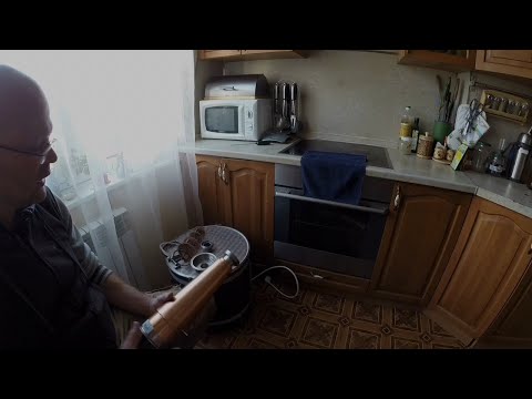 Видео: Медный конус в режиме тарельчатой колонны. Грушевый бренди.