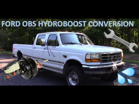 Видео: Модернизация тормозной системы Hydroboost для Ford F350 Powerstroke 7.3 OBS (1992–1998)