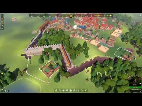 Видео: Becastled № 4 Фортификация всего города в максимум, имбовые лучники, победа голода золотом