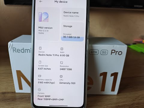 Видео: Распаковка и краткий обзор Redmi Note 11 Pro. Как пользоваться "китайцем"??