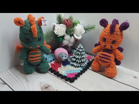 Видео: Последний вязовлог за 2023 год 40 готовых работ Много драконов и динозавров Вязовлог #43