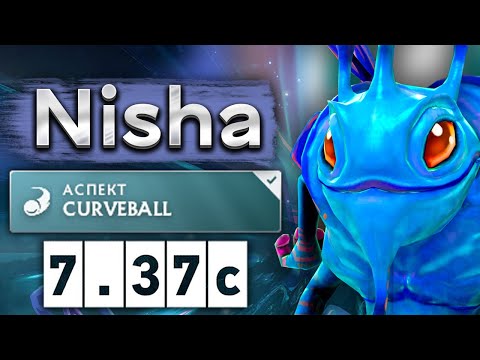 Видео: Чемпион Интернешнла на Паке с кручённой орбой! - Nisha Puck 7.37 DOTA 2