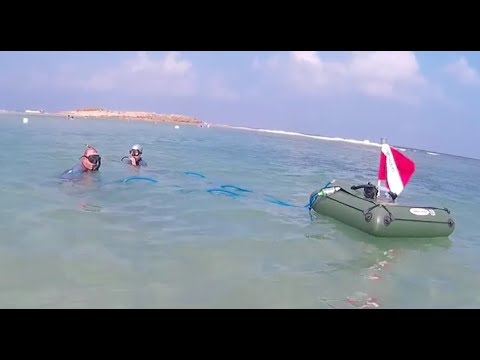 Видео: Система Хука в Израиле Hookah  diving system in Israel