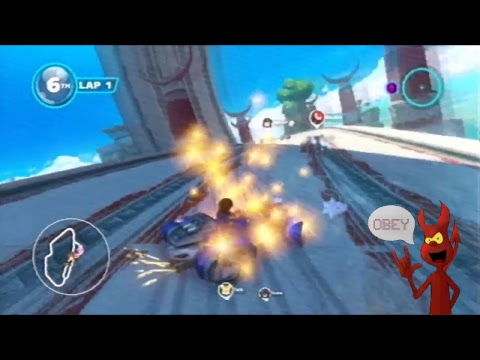 Видео: Тихой сапой #4 - Sonic All-Star Racing Transformed PS3