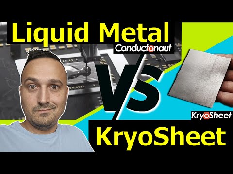 Видео: Я заменил Paste Liquid Metal на KryoSheet… Это действительно ЛУЧШЕ!