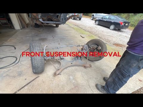 Видео: Снятие передней подвески на Challenger 1970 года — подготовка к пескоструйной обработке