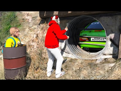 Видео: ЗАТРОЛЛИЛ ПОДСМОТРЕЛ ЗА YURACH В ГТА 5! БИТВА АВТОУГОНЩИКОВ В GTA 5 ONLINE!