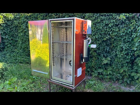 Видео: Коптильный шкаф до 30 кг. (M220l)
