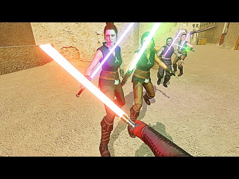 Видео: Обновленные световые мечи - Blade and Sorcery