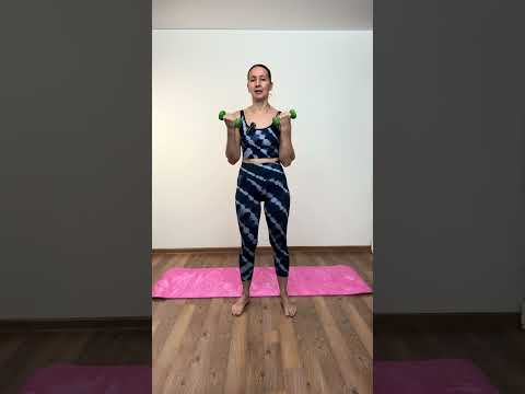 Видео: Тренировка рук (20 мин). Подтягиваем заднюю часть руки, убираем дряблики, ставим лопатки на место. 