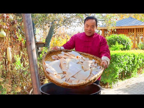 Видео: Горячий песок, свиная кожа, приготовленная на пару | Дядя деревенский гурман.
