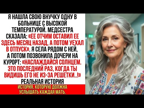 Видео: Я нашла внучку одну в больнице. Медсестра сказала_ «Ее оставили месяц назад и уехали в отпуск...»