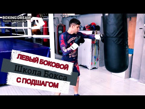 Видео: Школа бокса. Левый боковой в шаге