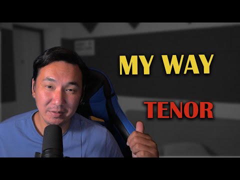 Видео: My Way in tenor key (Мой путь) в теноровой тональность