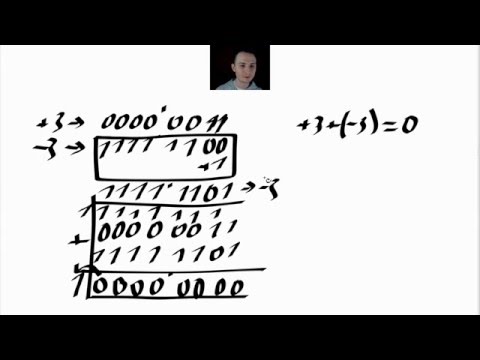 Видео: Цифровая техника - Сложение и вычитание двоичных чисел.